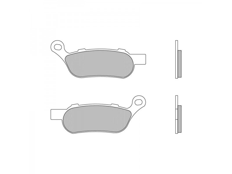Placute de frana BREMBO 07HD07SP Placute de frana BREMBO 07HD07SP