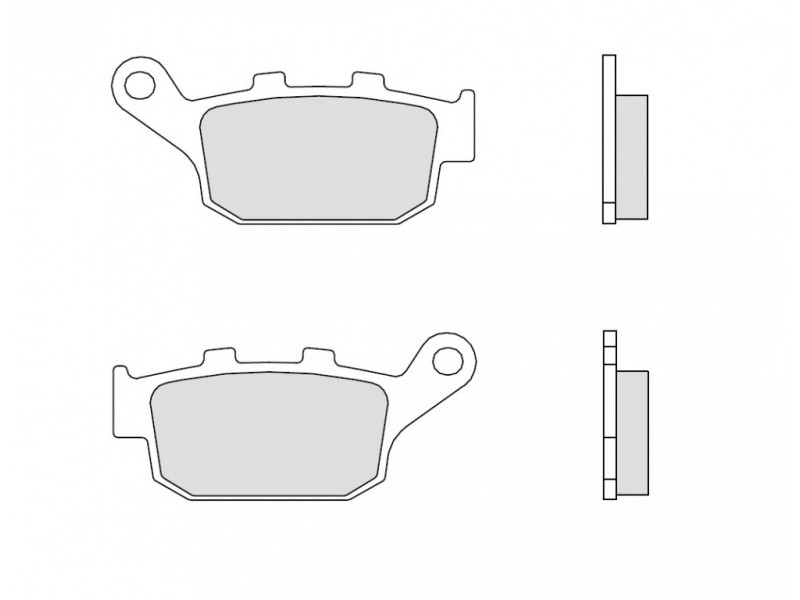 Placute de frana BREMBO 07HO27SP Placute de frana BREMBO 07HO27SP