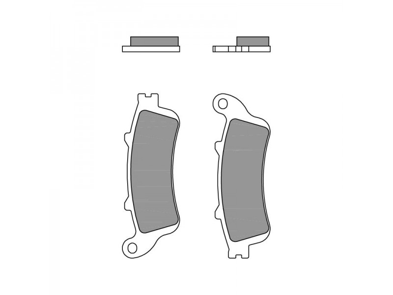 Placute de frana BREMBO 07HO52SP Placute de frana BREMBO 07HO52SP