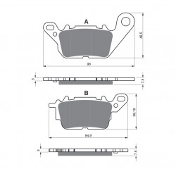 Placute de frana GOLDFREN 380 S33 STREET FRONT Placute de frana GOLDFREN 380 S33 STREET FRONT