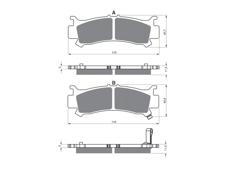 Placute de frana GOLDFREN 383 S33 STREET FRONT Placute de frana GOLDFREN 383 S33 STREET FRONT