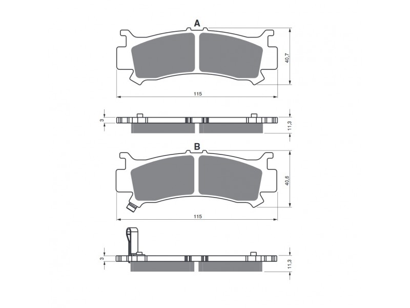 Placute de frana GOLDFREN 384 S33 STREET FRONT Placute de frana GOLDFREN 384 S33 STREET FRONT