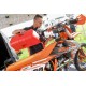 Utility can POLISPORT PROOCTANE 8464600001 10 l with standard cap + 100 ml mixer + hose clear red
