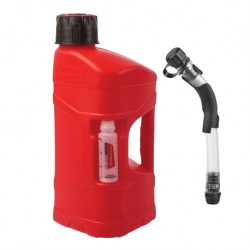 Utility can POLISPORT PROOCTANE 8464600001 10 l with standard cap + 100 ml mixer + hose clear red Utility can POLISPORT PROOCTANE 8464600001 10 l with standard cap + 100 ml mixer + hose clear red