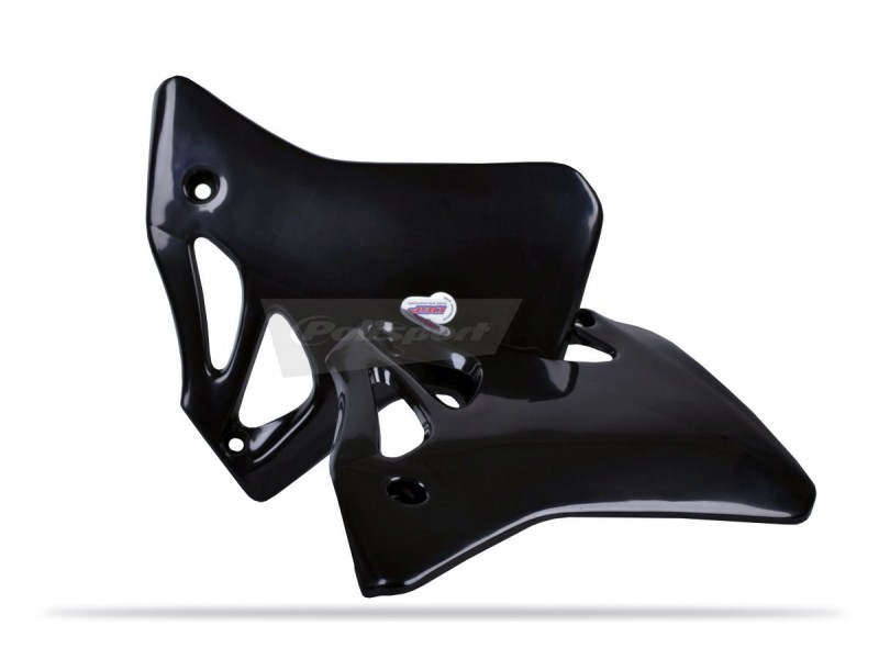 Radiator scoops POLISPORT 8410000002 (pereche) Negru