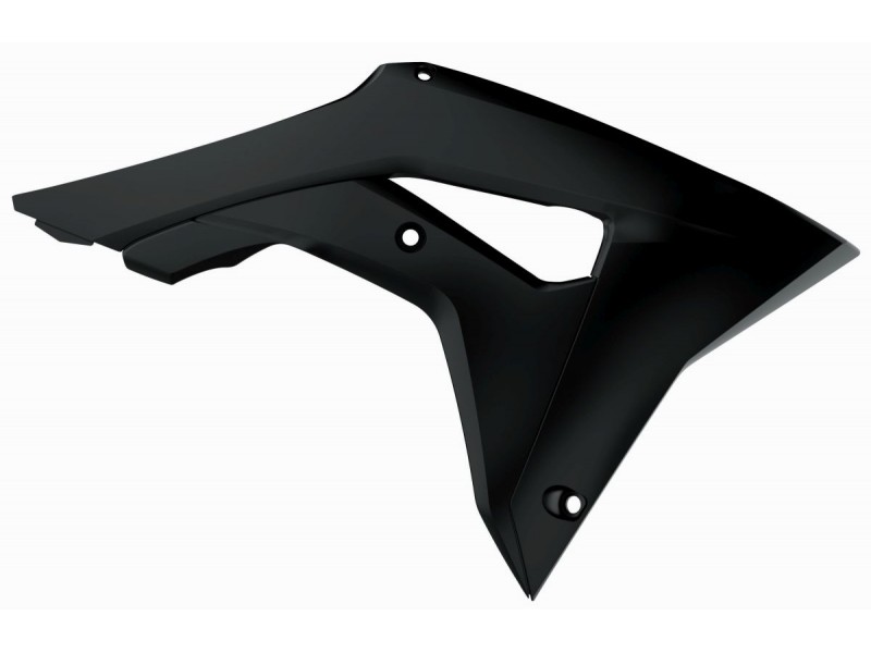Radiator scoops POLISPORT 8414800003 (pereche) Negru