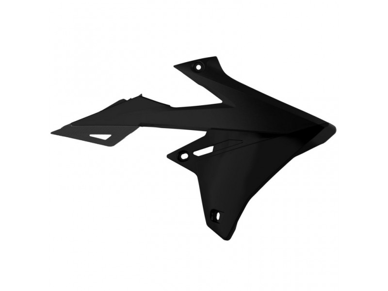 Radiator scoops POLISPORT 8421100003 (pereche) Negru