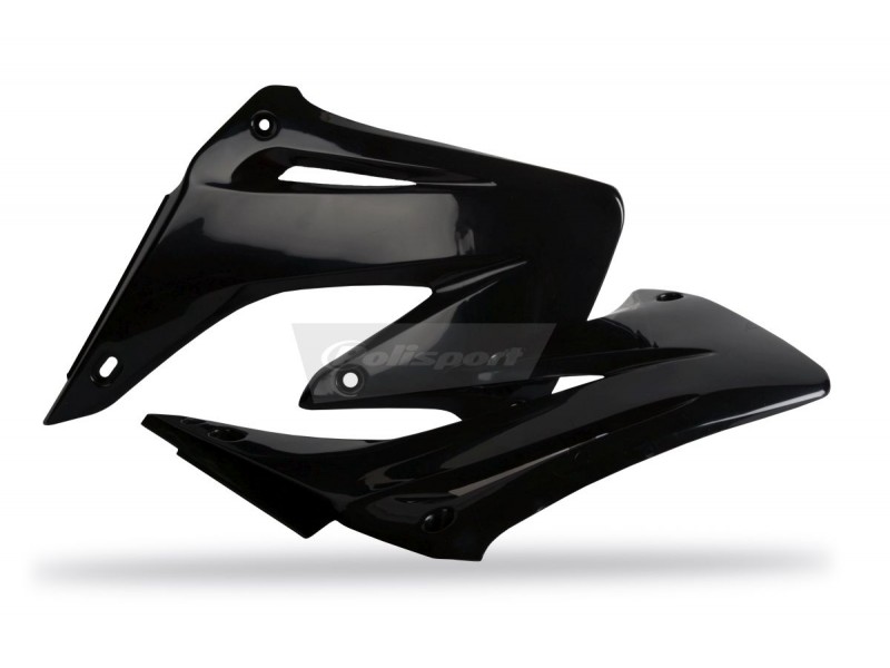 Radiator scoops POLISPORT 8427000002 (pereche) Negru