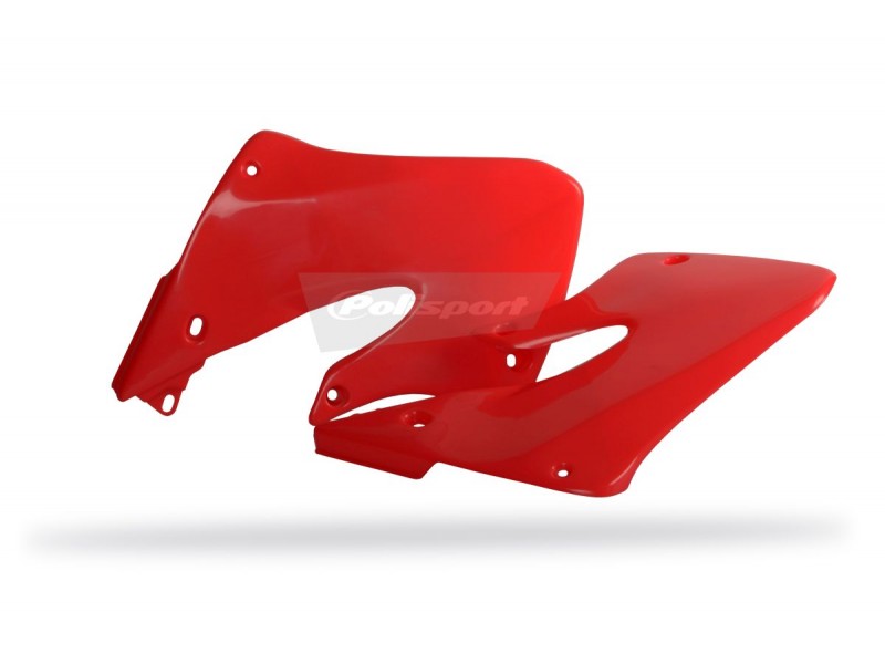 Radiator scoops POLISPORT 8417000003 (pereche) fluo red