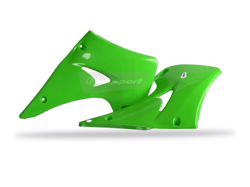 Radiator scoops POLISPORT 8429100007 (pereche) green 05