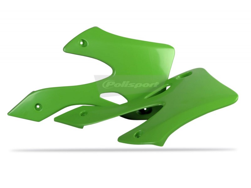 Radiator scoops POLISPORT 8419200002 (pereche) green