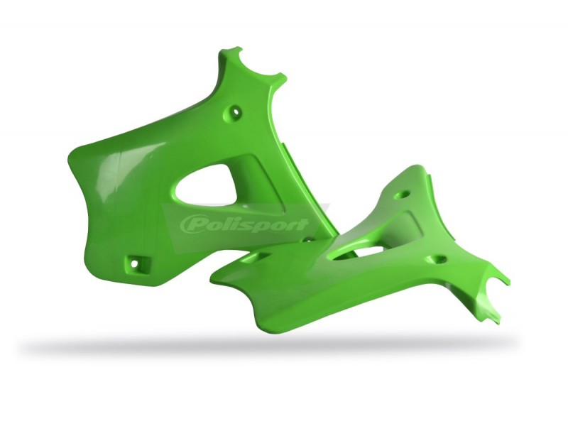 Radiator scoops POLISPORT 8420000002 (pereche) green