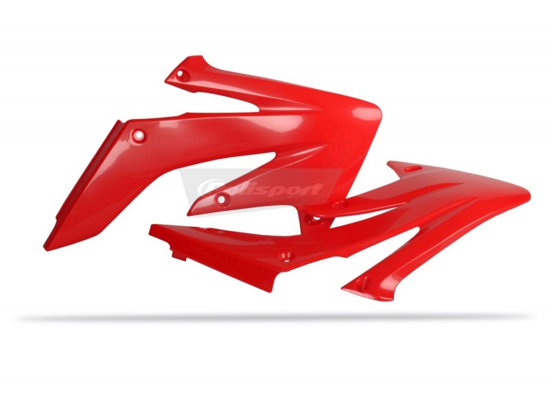 Radiator scoops POLISPORT 8410300003 (pereche) red CR 04