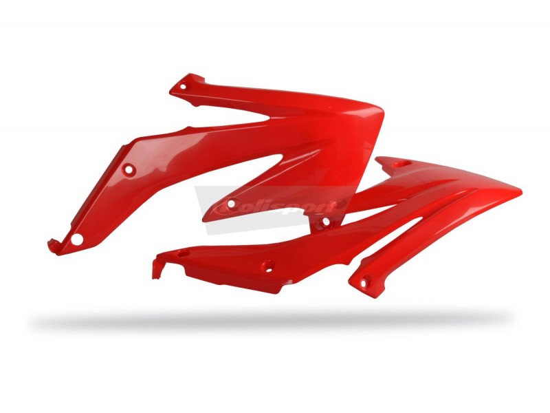 Radiator scoops POLISPORT 8411300003 (pereche) red CR 04