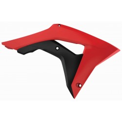 Radiator scoops POLISPORT 8414800001 (pereche) red CR 04/black Radiator scoops POLISPORT 8414800001 (pereche) red CR 04/black