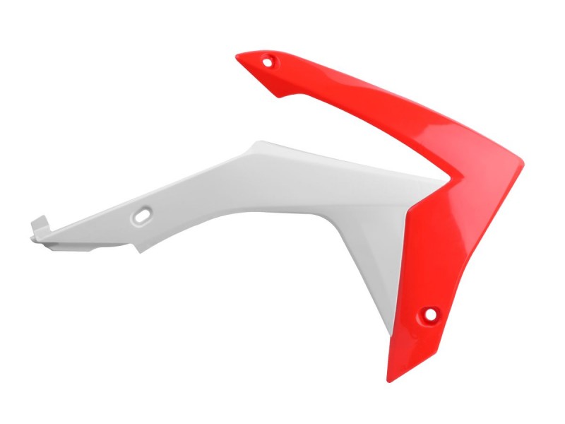 Radiator scoops POLISPORT 8417100001 (pereche) red CR 04/white