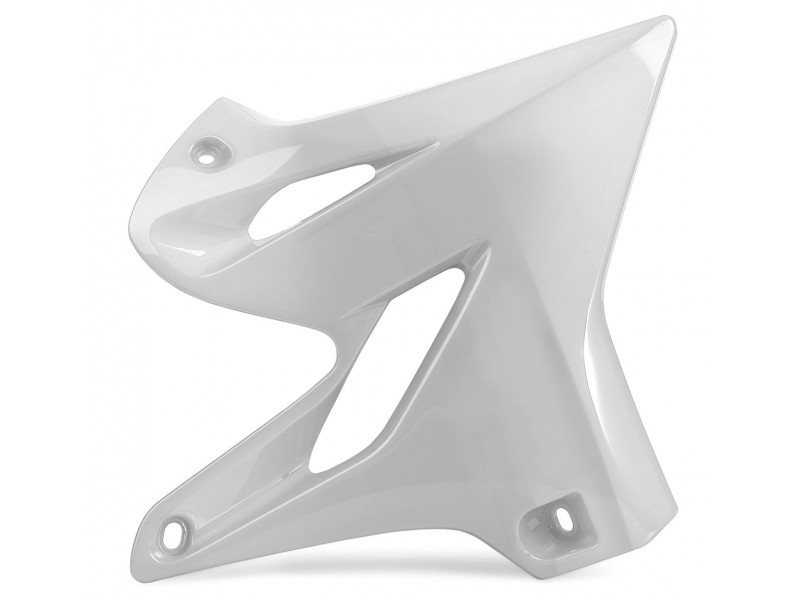 Radiator scoops POLISPORT 8417500002 (pereche) Alb