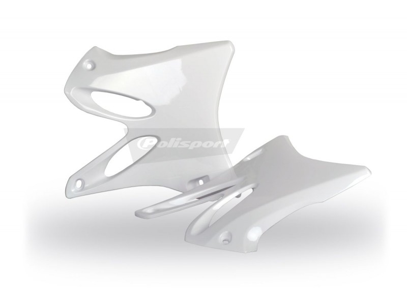 Radiator scoops POLISPORT 8426000001 (pereche) Alb