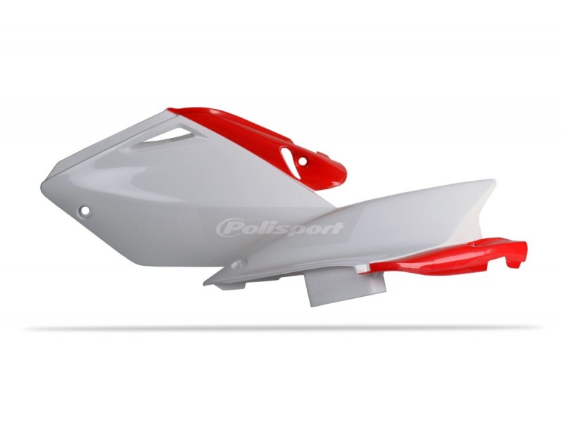 Panouri laterale POLISPORT 8601800001 (pereche) red CR 04/white