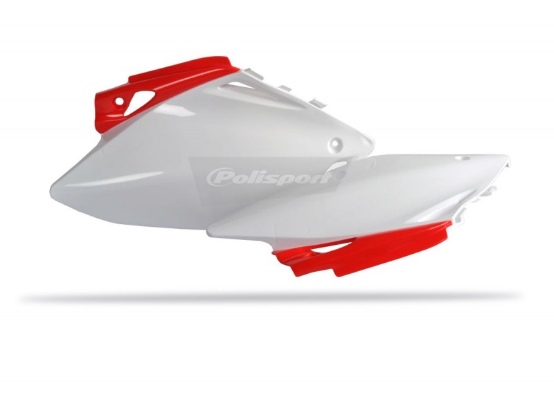 Panouri laterale POLISPORT 8603900001 (pereche) red CR 04/white