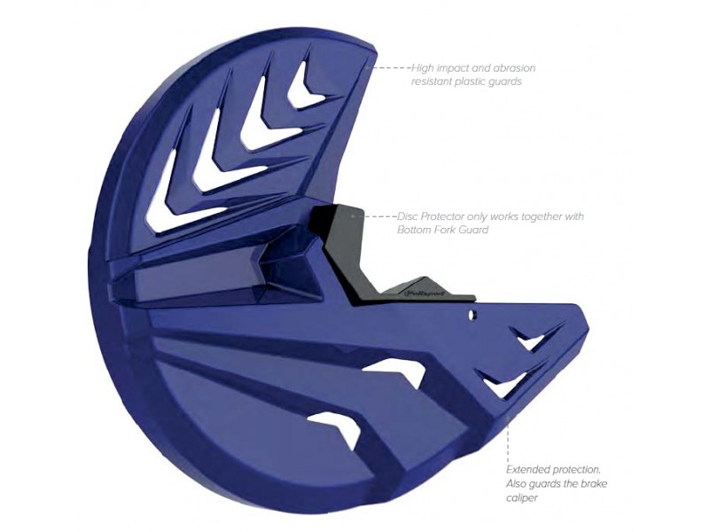 Disc & bottom fork protector POLISPORT PERFORMANCE 8151100002 alb/negru Disc & bottom fork protector POLISPORT PERFORMANCE 8151100002 alb/negru