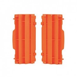 Radiator louvers POLISPORT 8455300002 orange KTM