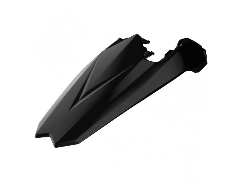 Rear fender + side panels POLISPORT 8556000002 Negru