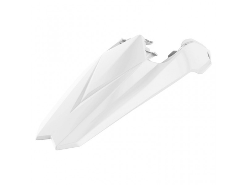 Rear fender + side panels POLISPORT 8556000001 Alb