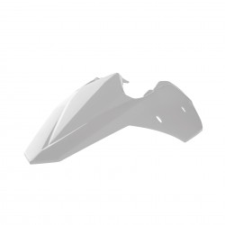 Rear fender + side panels POLISPORT 8595700002 Alb Rear fender + side panels POLISPORT 8595700002 Alb