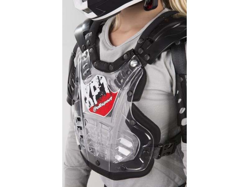Protectie de piept POLISPORT XP1 MINI 8001000004 clear/black
