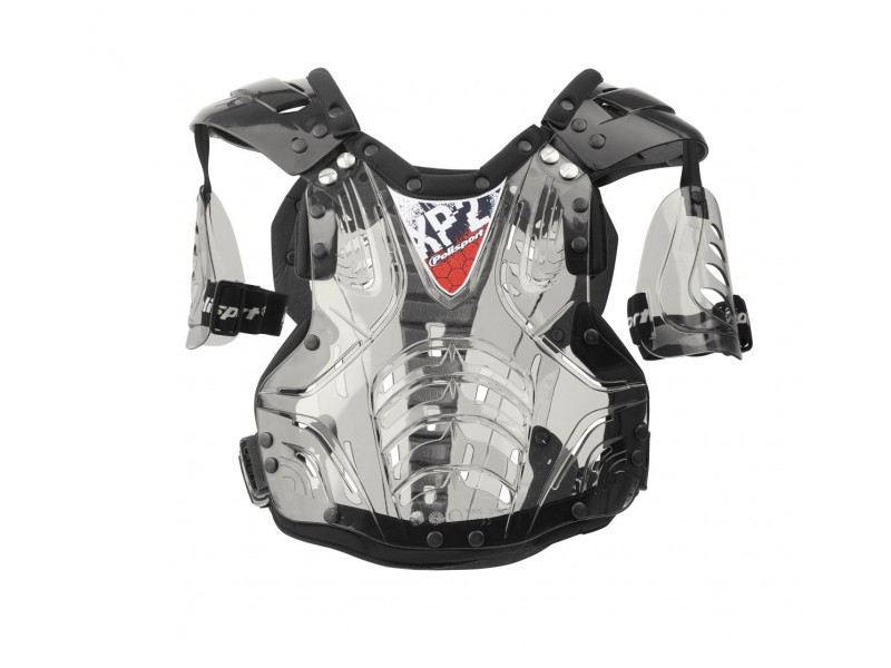 Protectie de piept POLISPORT XP2 ADULT 8000300001 with arm protectors clear/black Protectie de piept POLISPORT XP2 ADULT 8000300001 with arm protectors clear/black