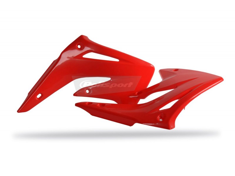 Radiator scoops POLISPORT 8410600001 (pereche) red CR 04