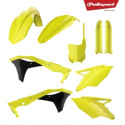 Kit plastice POLISPORT 90743 Flo yellow Kit plastice POLISPORT 90743 Flo yellow