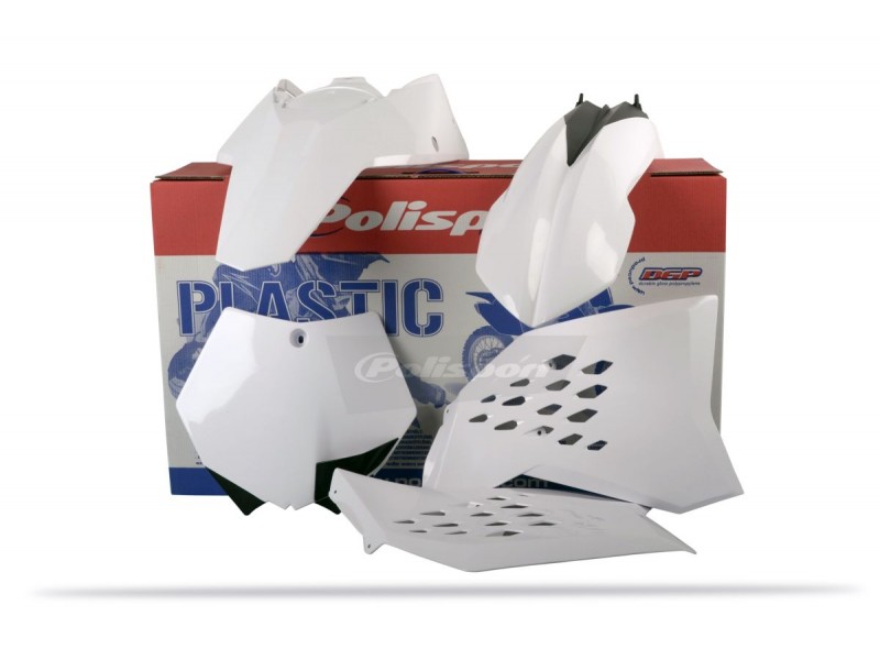 Kit plastice POLISPORT 90128 Alb Kit plastice POLISPORT 90128 Alb