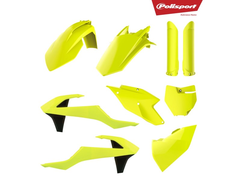 Kit plastice POLISPORT 90740 Flo yellow
