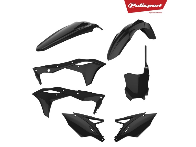Kit plastice POLISPORT 90715 Negru Kit plastice POLISPORT 90715 Negru