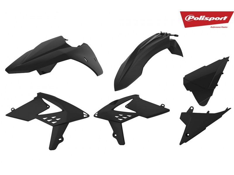 Kit plastice POLISPORT 90749 Negru Kit plastice POLISPORT 90749 Negru