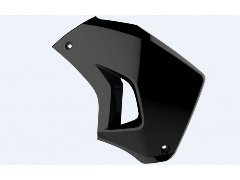 Radiator scoops POLISPORT 8420100001 (pereche) Negru