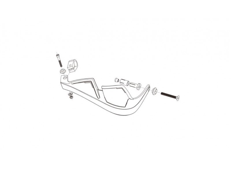 Handguard POLISPORT EVOLUTION INTEGRAL 8305100031 with mounting kit (Ø22 mm) green 05 Handguard POLISPORT EVOLUTION INTEGRAL 8305100031 with mounting kit (Ø22 mm) green 05