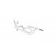 Handguard POLISPORT EVOLUTION INTEGRAL 8305100026 with mounting kit (Ø22 mm) Alb