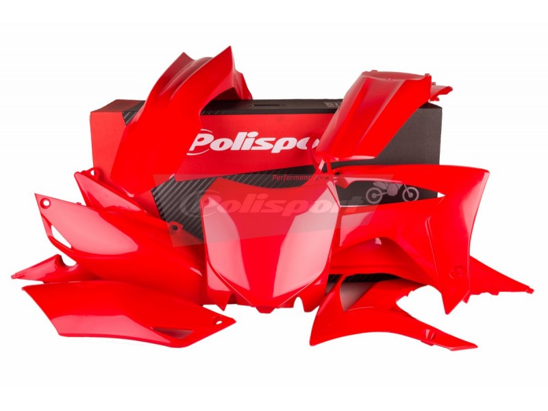 Kit plastice POLISPORT 90628 red CR 04