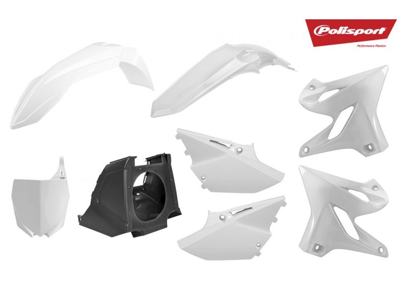 Kit plastice POLISPORT 90717 restyling Alb