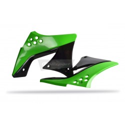 Radiator scoops POLISPORT 8412800001 (pereche) green 05/black Radiator scoops POLISPORT 8412800001 (pereche) green 05/black
