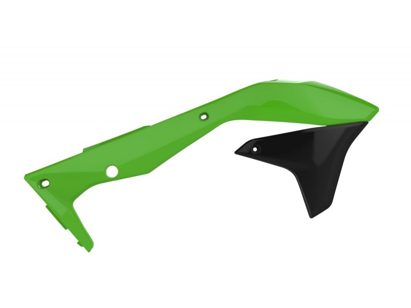 Radiator scoops POLISPORT 8418300001 (pereche) green 05/black