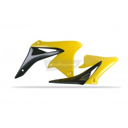 Radiator scoops POLISPORT 8413600003 (pereche) black/yellow RM01 Radiator scoops POLISPORT 8413600003 (pereche) black/yellow RM01