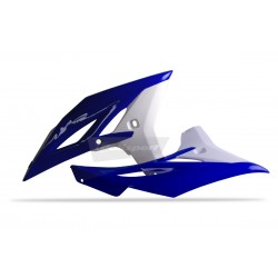 Radiator scoops POLISPORT 8413700006 (pereche) blue Yam98/white Radiator scoops POLISPORT 8413700006 (pereche) blue Yam98/white
