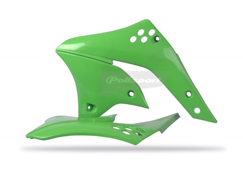Radiator scoops POLISPORT 8426200006 (pereche) green 05