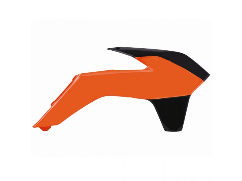 Radiator scoops POLISPORT 8417400004 (pereche) orange/black