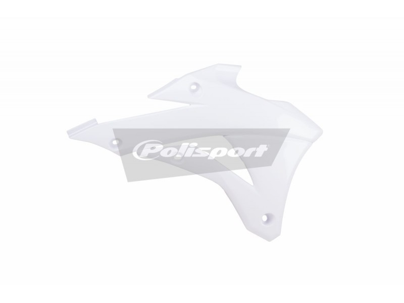 Radiator scoops POLISPORT 8417300002 (pereche) Alb