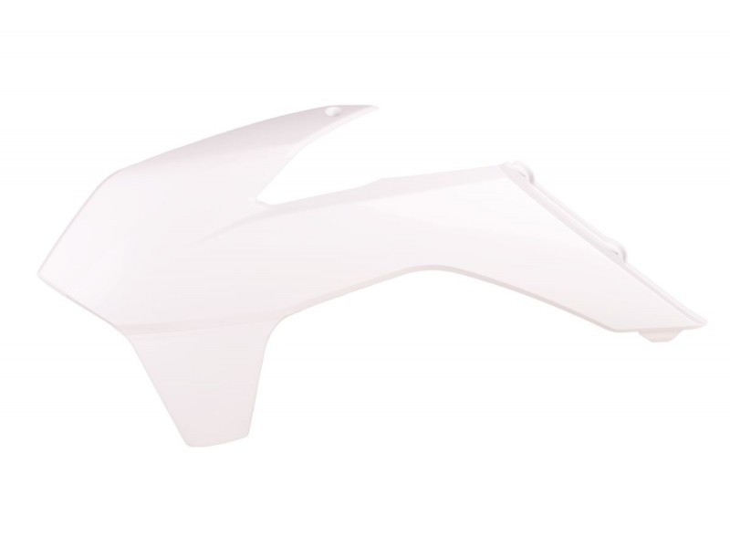 Radiator scoops POLISPORT 8417400002 (pereche) Alb